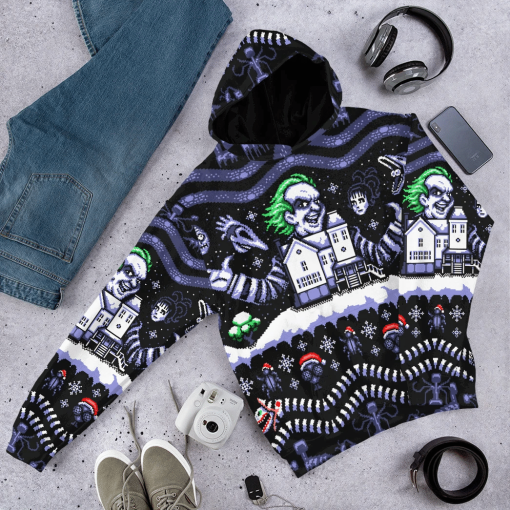 Gearhumans 3D Ugly Beetlejuice Custom Tshirt Hoodie Apparel - Image 13
