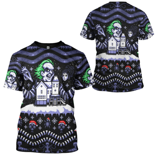 Gearhumans 3D Ugly Beetlejuice Custom Tshirt Hoodie Apparel - Image 7