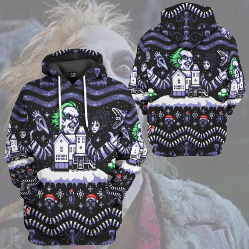 Gearhumans 3D Ugly Beetlejuice Custom Tshirt Hoodie Apparel - Image 10