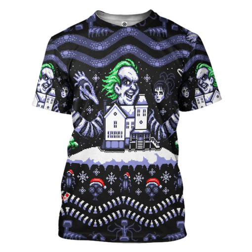 Gearhumans 3D Ugly Beetlejuice Custom Tshirt Hoodie Apparel - Image 3