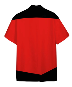 Gearhumans 3D Star Trek The Next Generation Red Uniform Custom Hawaii Shirt GO19052110 Hawai Shirt