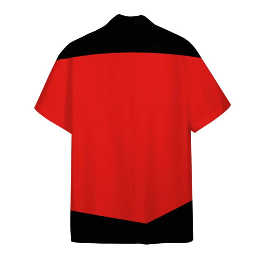 Gearhumans 3D S.T The Next Generation Red Uniform Custom Hawaii Shirt 2 Gearhumans 3D Star Trek The Next Generation Red Uniform Custom Hawaii Shirt GO19052110 Hawai Shirt