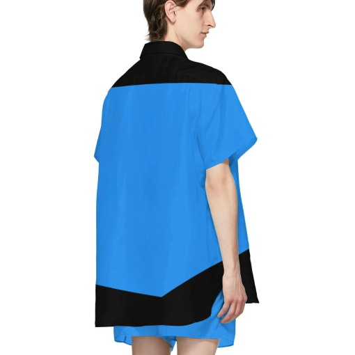 Gearhumans 3D S.T The Next Generation Blue Uniform Custom Hawaii Shirt 3 Gearhumans 3D Star Trek The Next Generation Blue Uniform Custom Hawaii Shirt GO19052111 Hawai Shirt