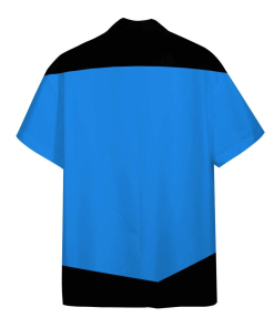 Gearhumans 3D Star Trek The Next Generation Blue Uniform Custom Hawaii Shirt GO19052111 Hawai Shirt