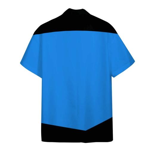 Gearhumans 3D S.T The Next Generation Blue Uniform Custom Hawaii Shirt 2 Gearhumans 3D Star Trek The Next Generation Blue Uniform Custom Hawaii Shirt GO19052111 Hawai Shirt