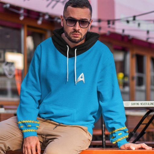 Gearhuman 3D Star Trek The Original Series 1966 1969 Blue Custom Tshirt Hoodie Apparel GV080112 3D Apparel