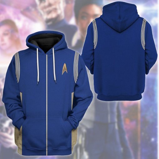 Gearhuman 3D Star Trek Discovery 2017 Present Cosplay Tshirt Hoodie Apparel GV13015 3D Apparel
