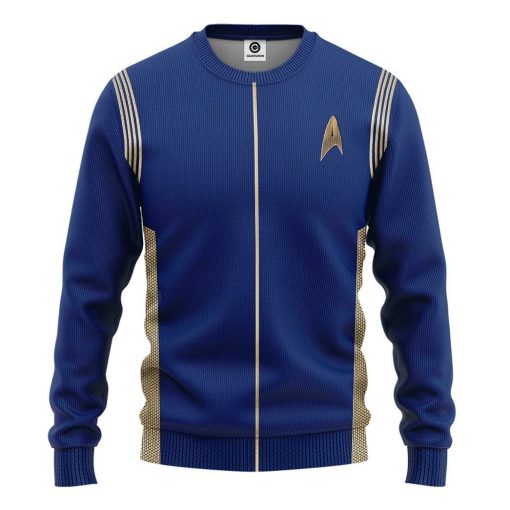 Gearhuman 3D Star Trek Discovery 2017 Present Cosplay Tshirt Hoodie Apparel GV13015 3D Apparel Long Sleeve S