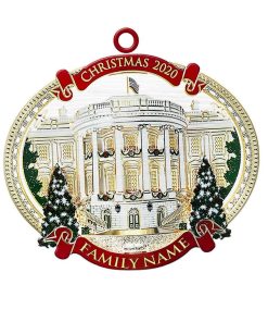 Gearhuman 3D The White House 2020 Custom Name Christmas Ornament GV301011 Ornament