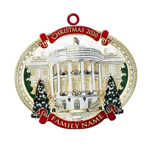 Gearhuman 3D The White House 2020 Custom Name Christmas Ornament GV301011 Ornament