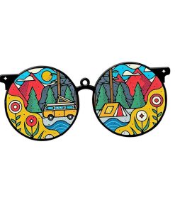 Gearhuman 3D Hippie Sunglasses Christmas Ornament GV261014 Ornament