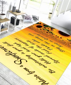 Gearhuman 3D Custom Square Carpet Sunflower GB061114 Square Carpet Carpet S