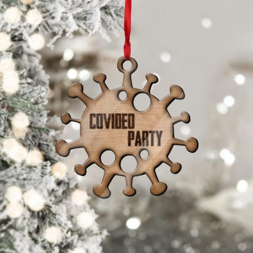 Gearhumans 3D Covideo Party Virus Christmas Ornament 2 Gearhuman 3D Covideo Party Virus Christmas Ornament GV23104 Ornament