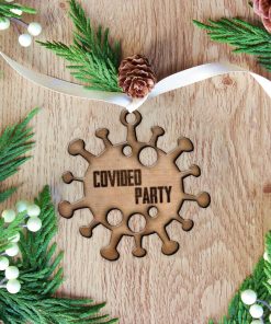 Gearhuman 3D Covideo Party Virus Christmas Ornament GV23104 Ornament Acrylic 1Pc