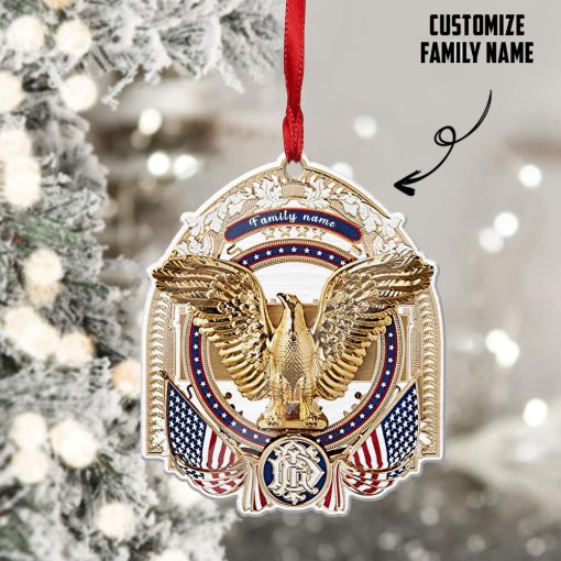 Gearhumans 3D The White House 2020 Xmas Custom Name Christmas Ornament 2 Gearhuman 3D The White House 2020 Xmas Custom Name Christmas Ornament GV301012 Ornament