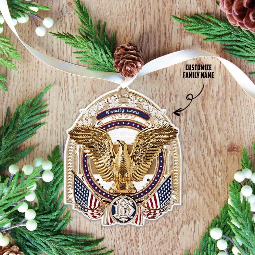 Gearhumans 3D The White House 2020 Xmas Custom Name Christmas Ornament 3 Gearhuman 3D The White House 2020 Xmas Custom Name Christmas Ornament GV301012 Ornament Acrylic 1Pc