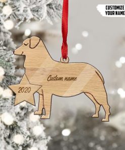 Gearhuman 3D Australian Shepherd 2020 Custom Name Christmas Ornament GV291015 Ornament Acrylic 1Pc