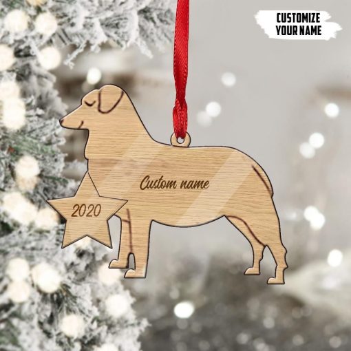 Gearhuman 3D Australian Shepherd 2020 Custom Name Christmas Ornament GV291015 Ornament Acrylic 1Pc