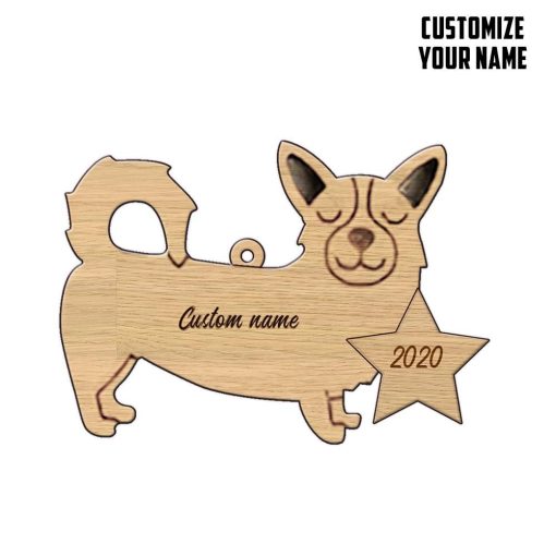 Gearhuman 3D Pembroke Welsh Corgi 2020 Custom Name Christmas Ornament GV291018 Ornament