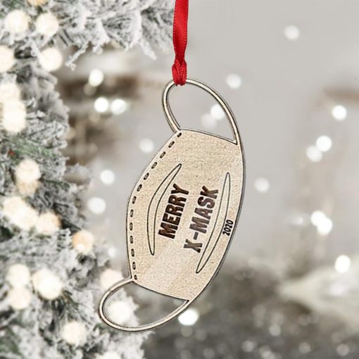 Gearhuman 3D Merry X Mask Christmas Ornament GV221011 Ornament