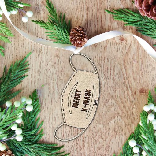 Gearhuman 3D Merry X Mask Christmas Ornament GV221011 Ornament