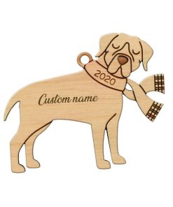 Gearhuman 3D Rottweiler 2020 Custom Name Christmas Ornament GV291012 Ornament