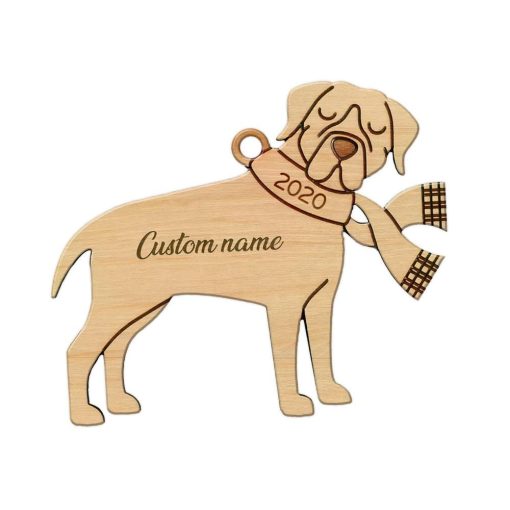 Gearhuman 3D Rottweiler 2020 Custom Name Christmas Ornament GV291012 Ornament