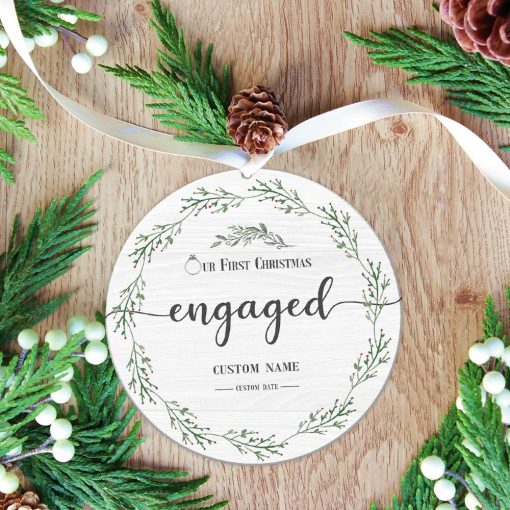 Gearhuman 3D Engaged Christmas Custom Ornament SR25117 Ornament