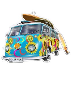 Gearhuman 3D Hippie Campervan Christmas Ornament GV26108 Ornament