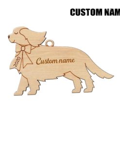 Gearhuman 3D King Charles Spaniel 2020 Custom Name Christmas Ornament GV291019 Ornament