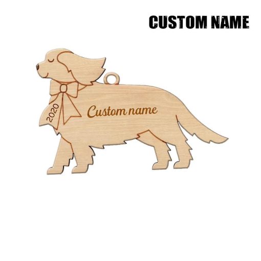 Gearhuman 3D King Charles Spaniel 2020 Custom Name Christmas Ornament GV291019 Ornament