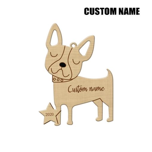 Gearhuman 3D Boston Terrier 2020 Custom Name Christmas Ornament GV291027 Ornament