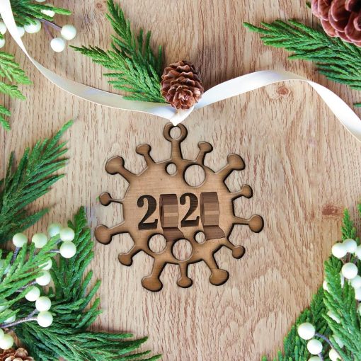 Gearhuman 3D Virus Christmas Ornament GV23101 Ornament Acrylic 1Pc