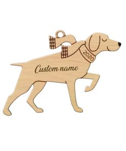 Gearhuman 3D German Shorthaired Pointer 2020 Custom Name Christmas Ornament GV291013 Ornament