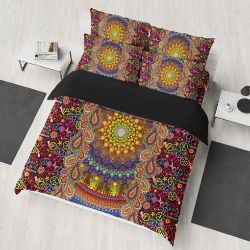 Gearhuman 3D Custom Bedding Set Sunflower Hippie GB04115 Bedding Set