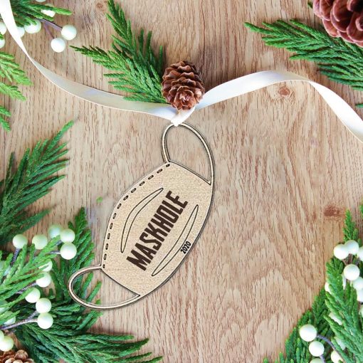 Gearhuman 3D Maskhole Mask Christmas Ornament GV23106 Ornament Acrylic 1Pc