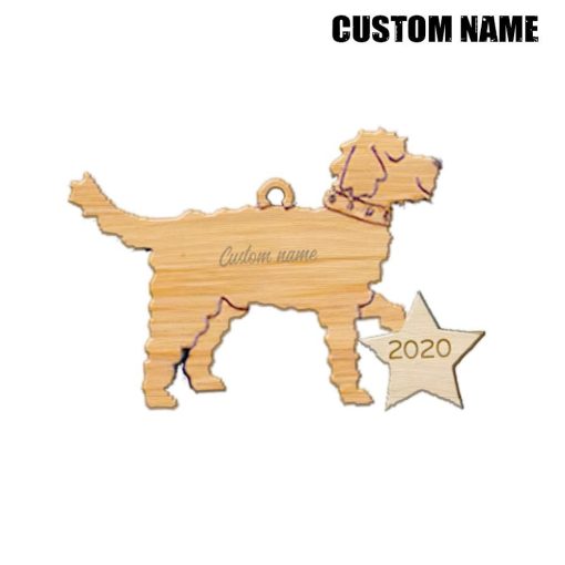 Gearhuman 3D Goldendoodle 2020 Custom Name Christmas Ornament GV291016 Ornament
