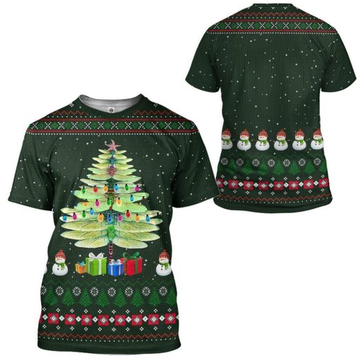 Gearhumans 3D Dragonfly Ugly Christmas Tree Custom Apparel 5 Gearhuman 3D Dragonfly Ugly Christmas Tree Custom Hoodie Apparel GN0911203 3D Apparel