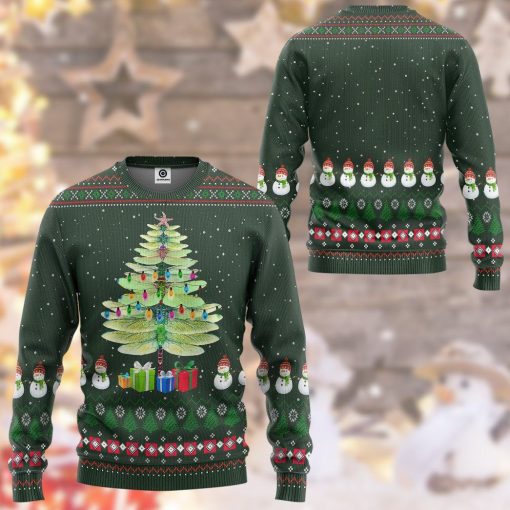 Gearhumans 3D Dragonfly Ugly Christmas Tree Custom Apparel 9 Gearhuman 3D Dragonfly Ugly Christmas Tree Custom Hoodie Apparel GN0911203 3D Apparel