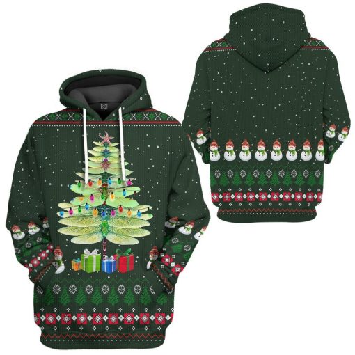 Gearhumans 3D Dragonfly Ugly Christmas Tree Custom Apparel 6 Gearhuman 3D Dragonfly Ugly Christmas Tree Custom Hoodie Apparel GN0911203 3D Apparel