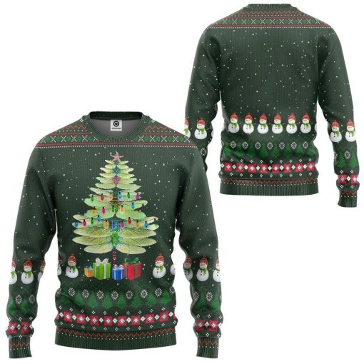 Gearhumans 3D Dragonfly Ugly Christmas Tree Custom Apparel 7 Gearhuman 3D Dragonfly Ugly Christmas Tree Custom Hoodie Apparel GN0911203 3D Apparel