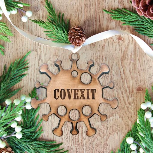 Gearhuman 3D Covexit Virus Christmas Ornament GV23105 Ornament Acrylic 1Pc