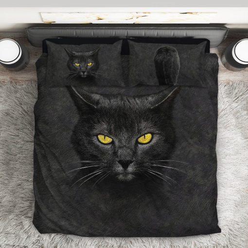 Gearhuman 3D Black Cat Custom Bedding Set GB181112 Bedding Set