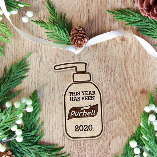 Gearhuman 3D Hand Sanitizer Christmas Ornament GV221012 Ornament Acrylic 1Pc