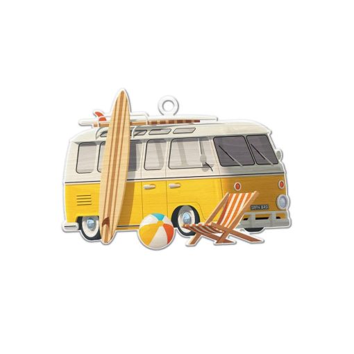 Gearhuman 3D Hippie Van Travel Christmas Ornament GV26104 Ornament