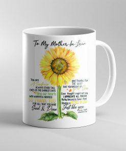 Gearhumans Gearhuman 3D To My Mother In Law Sunflower Mug GJ010437 Mug 11oz