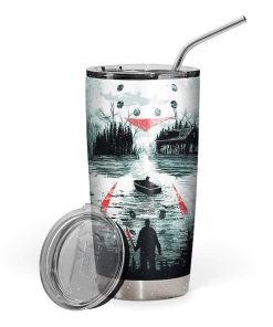 Gearhumans Gearhuman 3D Jason Voorhees Custom Name Design Vacuum Insulated Tumbler GW19087 Tumbler 20oz