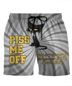 Gearhumans 3D Black Cat Custom Beach Shorts Swim Trunks GL10073 Men Shorts Men Shorts S