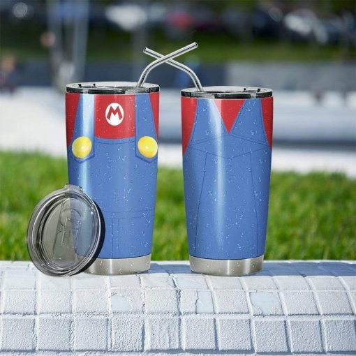 Gearhumans Gearhuman 3D Mario Kart Custom Design Vacuum Insulated Tumbler GL11086 Tumbler