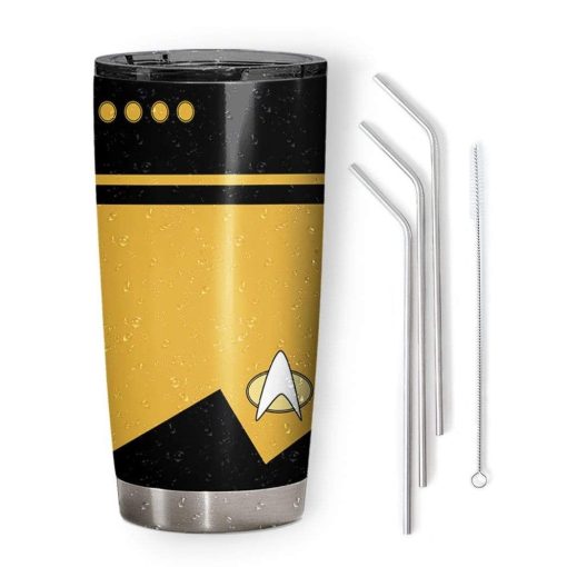 Gearhumans Gearhuman 3D Star Trek Custom Design Vacuum Insulated Tumbler GL080841 Tumbler